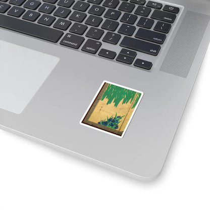 Ogata Kōrin - Irises at Yatsuhashi (Eight Bridges) - after 1709 v27 - STICKER Vinyl Kiss-Cut Decal