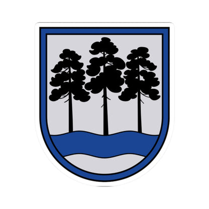 Ogres novads COA (Latvia) (Coat of Arms) STICKER Vinyl Kiss-Cut Decal 2 Inch White - The Sticker Space