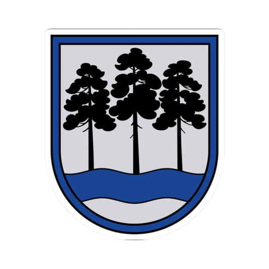 Ogres novads COA (Latvia) (Coat of Arms) STICKER Vinyl Kiss-Cut Decal 2 Inch White - The Sticker Space