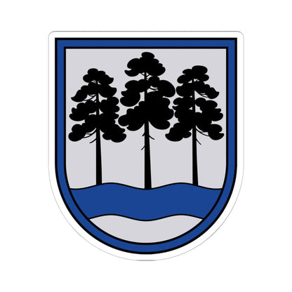 Ogres novads COA (Latvia) (Coat of Arms) STICKER Vinyl Kiss-Cut Decal 6 Inch White - The Sticker Space