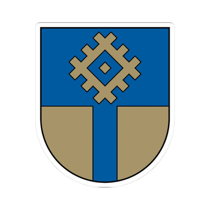 Ogres rajona ģerbonis (Latvia) (Coat of Arms) STICKER Vinyl Kiss-Cut Decal 3 Inch White - The Sticker Space