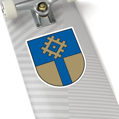 Ogres rajona ģerbonis (Latvia) (Coat of Arms) STICKER Vinyl Kiss-Cut Decal - The Sticker Space