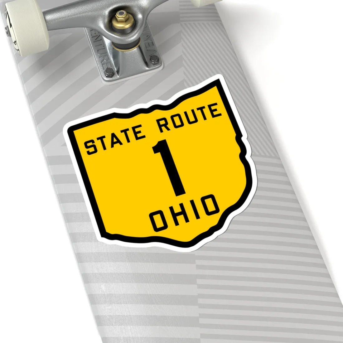 OH-1 1920 (Ohio) (Road Sign) STICKER Vinyl Kiss-Cut Decal - The Sticker Space