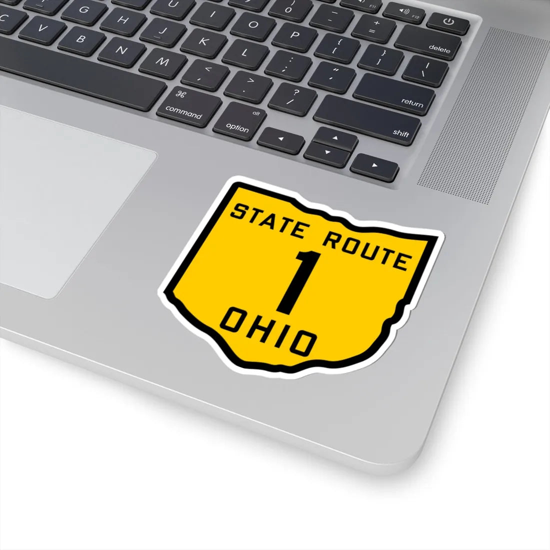 OH-1 1920 (Ohio) (Road Sign) STICKER Vinyl Kiss-Cut Decal - The Sticker Space