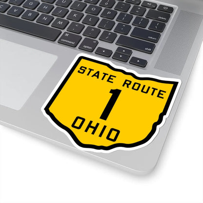 OH-1 1920 (Ohio) (Road Sign) STICKER Vinyl Kiss-Cut Decal - The Sticker Space
