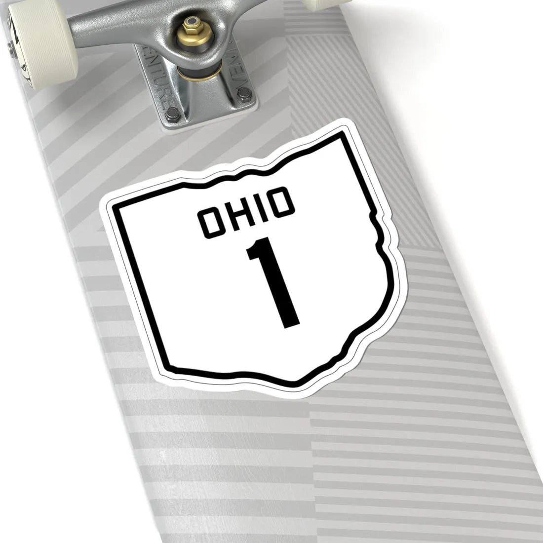 OH-1 1927 (Ohio) (Road Sign) STICKER Vinyl Kiss-Cut Decal - The Sticker Space