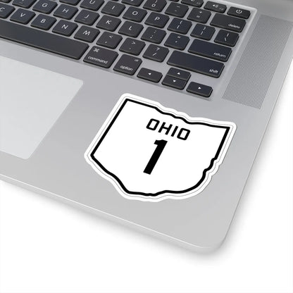 OH-1 1927 (Ohio) (Road Sign) STICKER Vinyl Kiss-Cut Decal - The Sticker Space