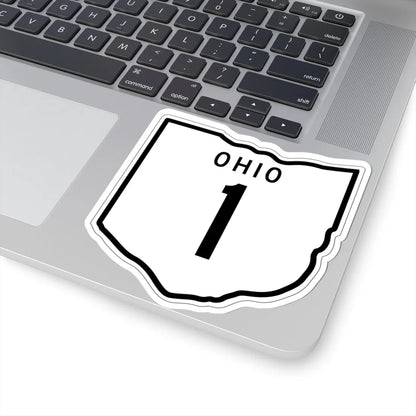 OH-1 1948 (Ohio) (Road Sign) STICKER Vinyl Kiss-Cut Decal - The Sticker Space
