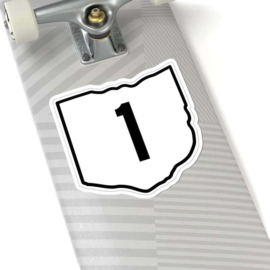 OH-1 1960 (Ohio) (Road Sign) STICKER Vinyl Kiss-Cut Decal - The Sticker Space