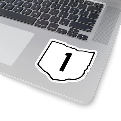 OH-1 1960 (Ohio) (Road Sign) STICKER Vinyl Kiss-Cut Decal - The Sticker Space