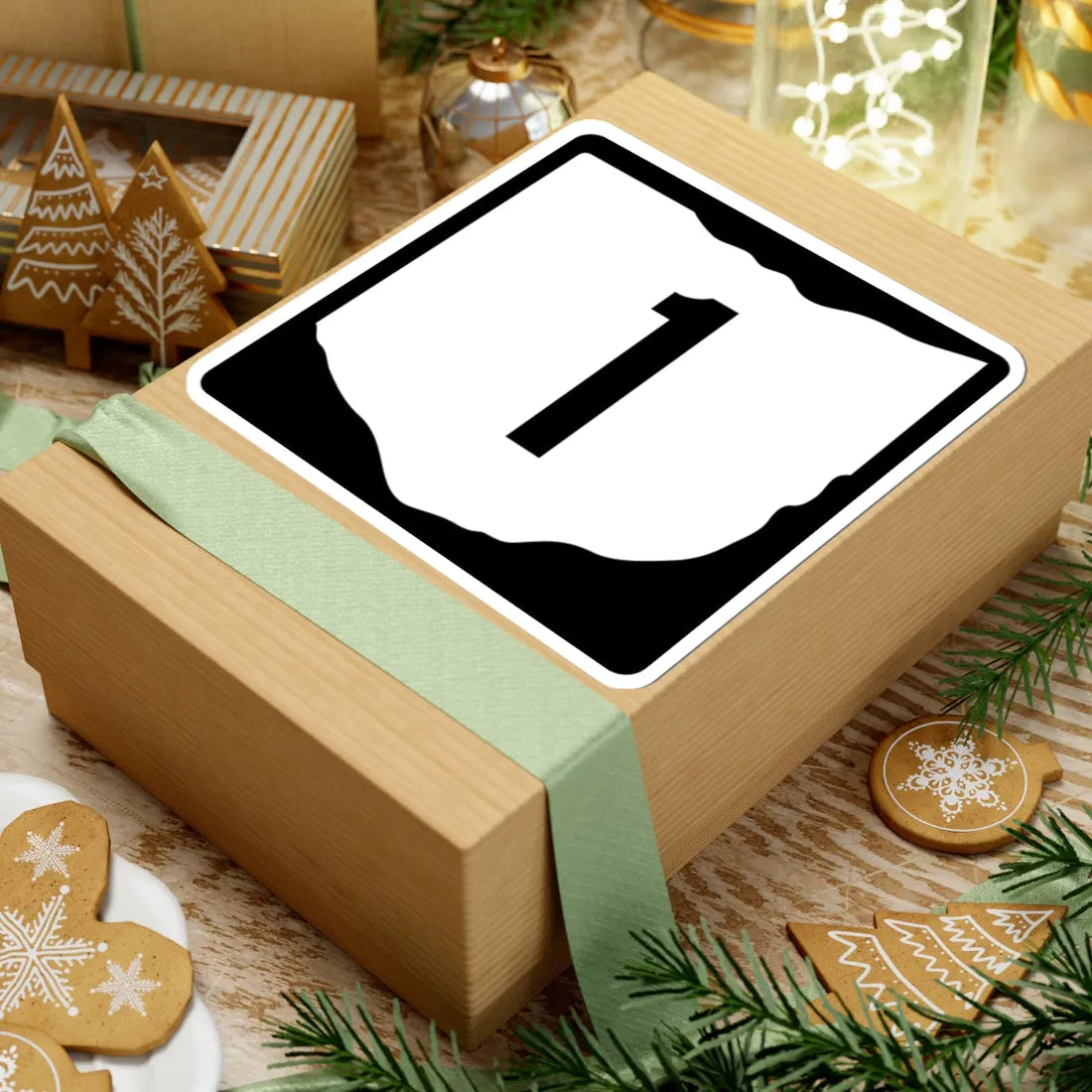 OH-1 (Ohio) (Road Sign) STICKER Vinyl Kiss-Cut Decal - The Sticker Space