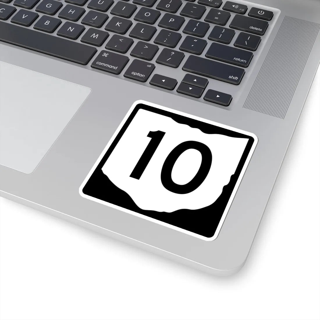 OH-10 (Ohio) (Road Sign) STICKER Vinyl Kiss-Cut Decal - The Sticker Space