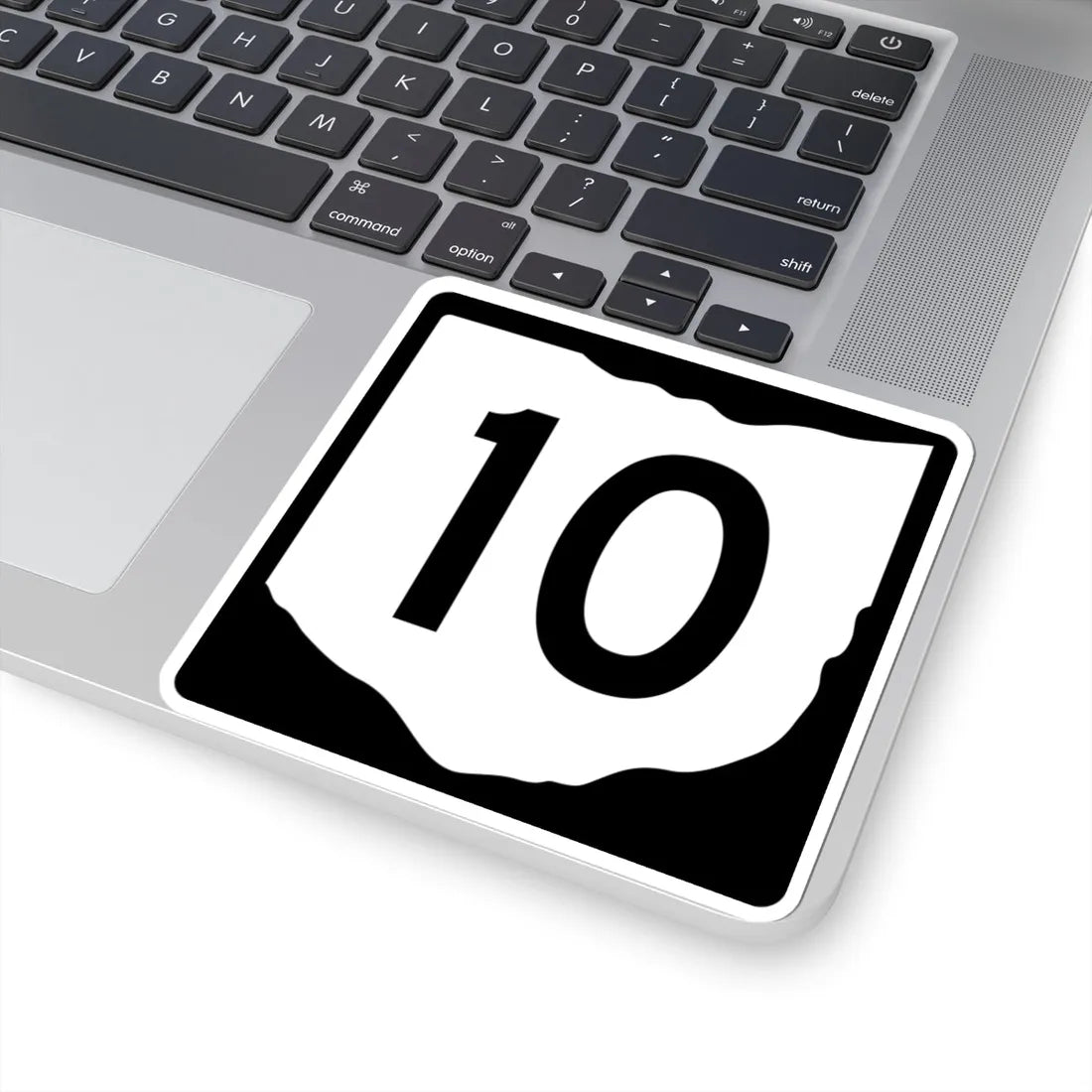 OH-10 (Ohio) (Road Sign) STICKER Vinyl Kiss-Cut Decal - The Sticker Space