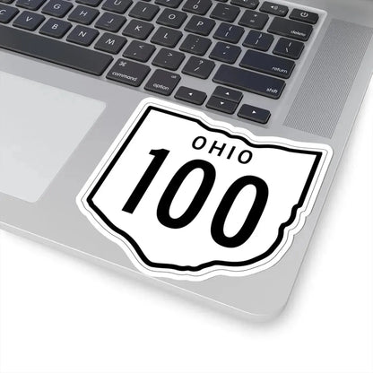 OH-100 1948 (Ohio) (Road Sign) STICKER Vinyl Kiss-Cut Decal - The Sticker Space