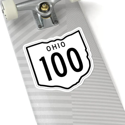 OH-100 1948 (Ohio) (Road Sign) STICKER Vinyl Kiss-Cut Decal - The Sticker Space