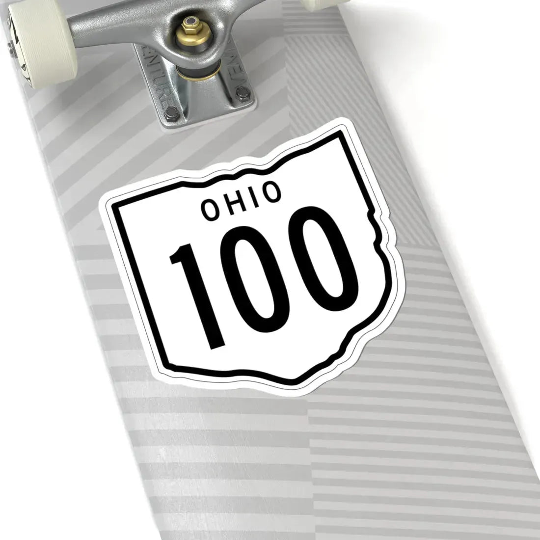 OH-100 1948 (Ohio) (Road Sign) STICKER Vinyl Kiss-Cut Decal - The Sticker Space