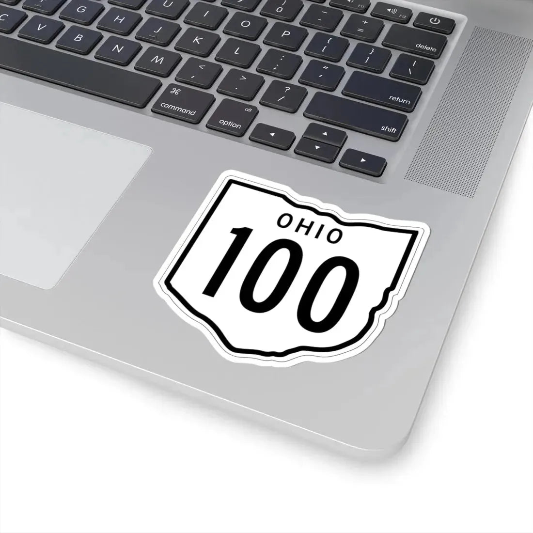 OH-100 1948 (Ohio) (Road Sign) STICKER Vinyl Kiss-Cut Decal - The Sticker Space