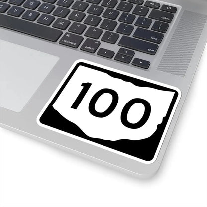 OH-100 (Ohio) (Road Sign) STICKER Vinyl Kiss-Cut Decal - The Sticker Space