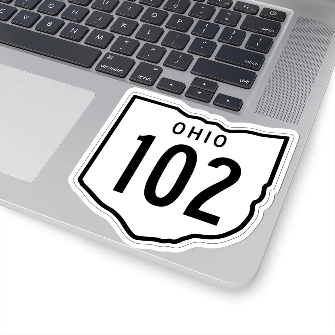 OH-102 1948 (Ohio) (Road Sign) STICKER Vinyl Kiss-Cut Decal - The Sticker Space