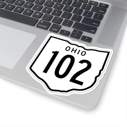 OH-102 1948 (Ohio) (Road Sign) STICKER Vinyl Kiss-Cut Decal - The Sticker Space