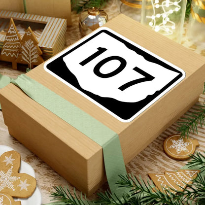 OH-107 (Ohio) (Road Sign) STICKER Vinyl Kiss-Cut Decal - The Sticker Space