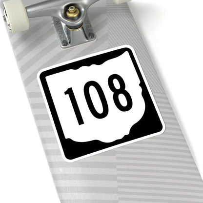 OH-108 1967 (Ohio) (Road Sign) STICKER Vinyl Kiss-Cut Decal - The Sticker Space