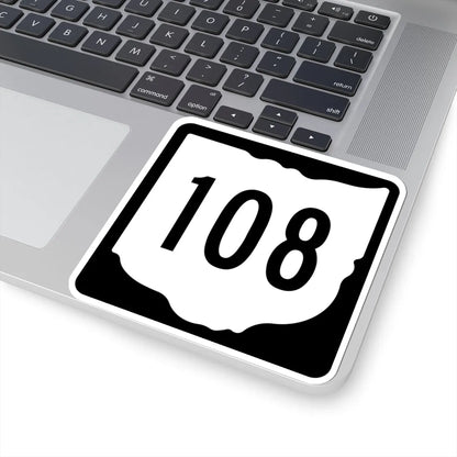 OH-108 1967 (Ohio) (Road Sign) STICKER Vinyl Kiss-Cut Decal - The Sticker Space