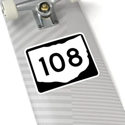 OH-108 (Ohio) (Road Sign) STICKER Vinyl Kiss-Cut Decal - The Sticker Space