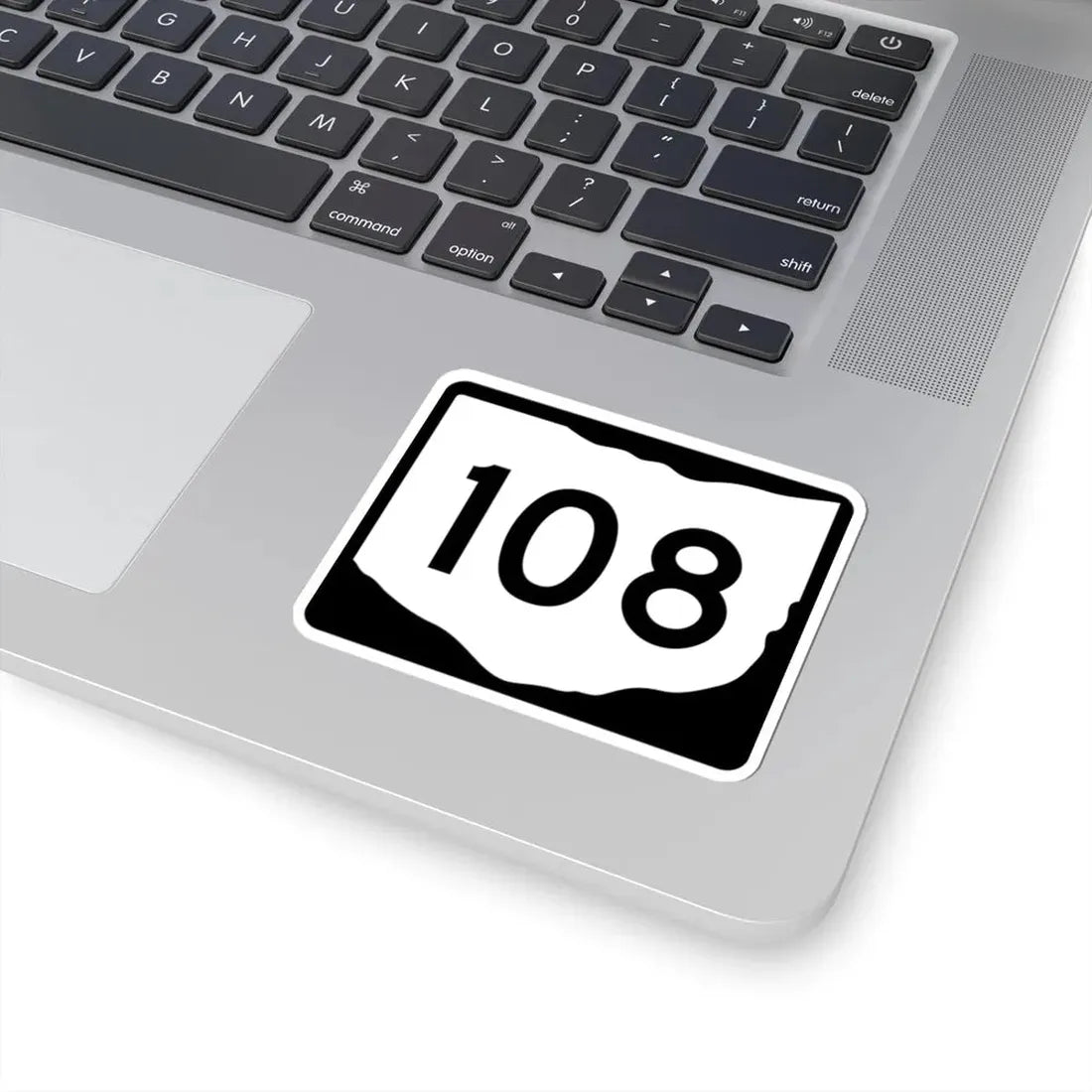 OH-108 (Ohio) (Road Sign) STICKER Vinyl Kiss-Cut Decal - The Sticker Space