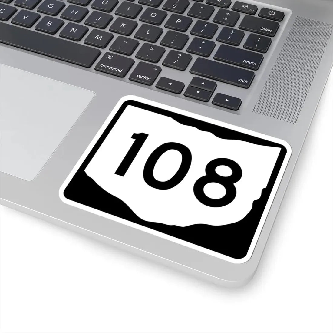 OH-108 (Ohio) (Road Sign) STICKER Vinyl Kiss-Cut Decal - The Sticker Space