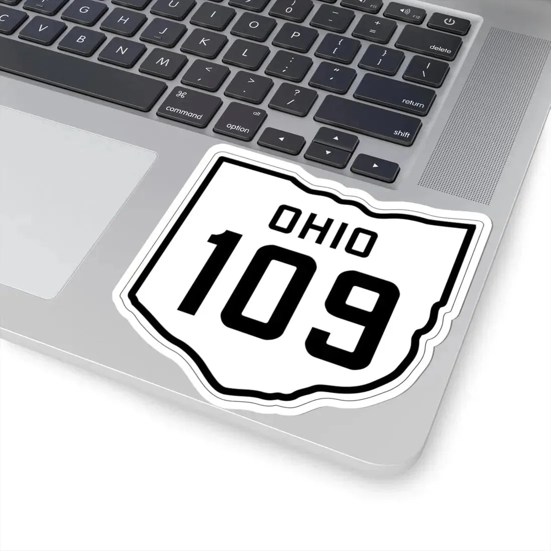 OH-109 1927 (Ohio) (Road Sign) STICKER Vinyl Kiss-Cut Decal - The Sticker Space