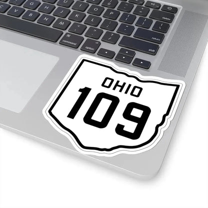 OH-109 1927 (Ohio) (Road Sign) STICKER Vinyl Kiss-Cut Decal - The Sticker Space
