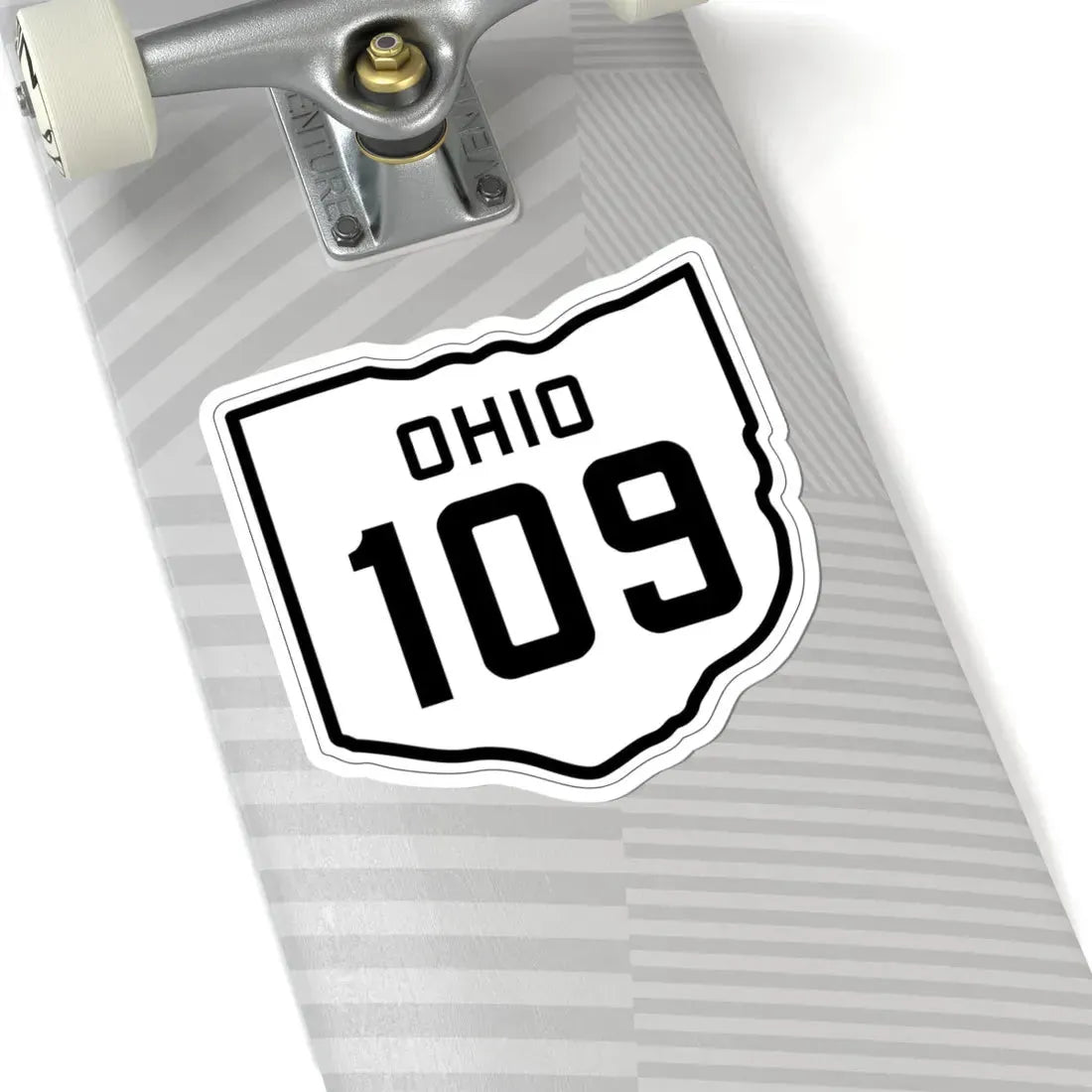 OH-109 1927 (Ohio) (Road Sign) STICKER Vinyl Kiss-Cut Decal - The Sticker Space