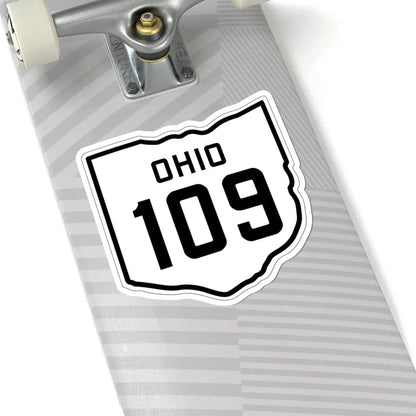 OH-109 1927 (Ohio) (Road Sign) STICKER Vinyl Kiss-Cut Decal - The Sticker Space