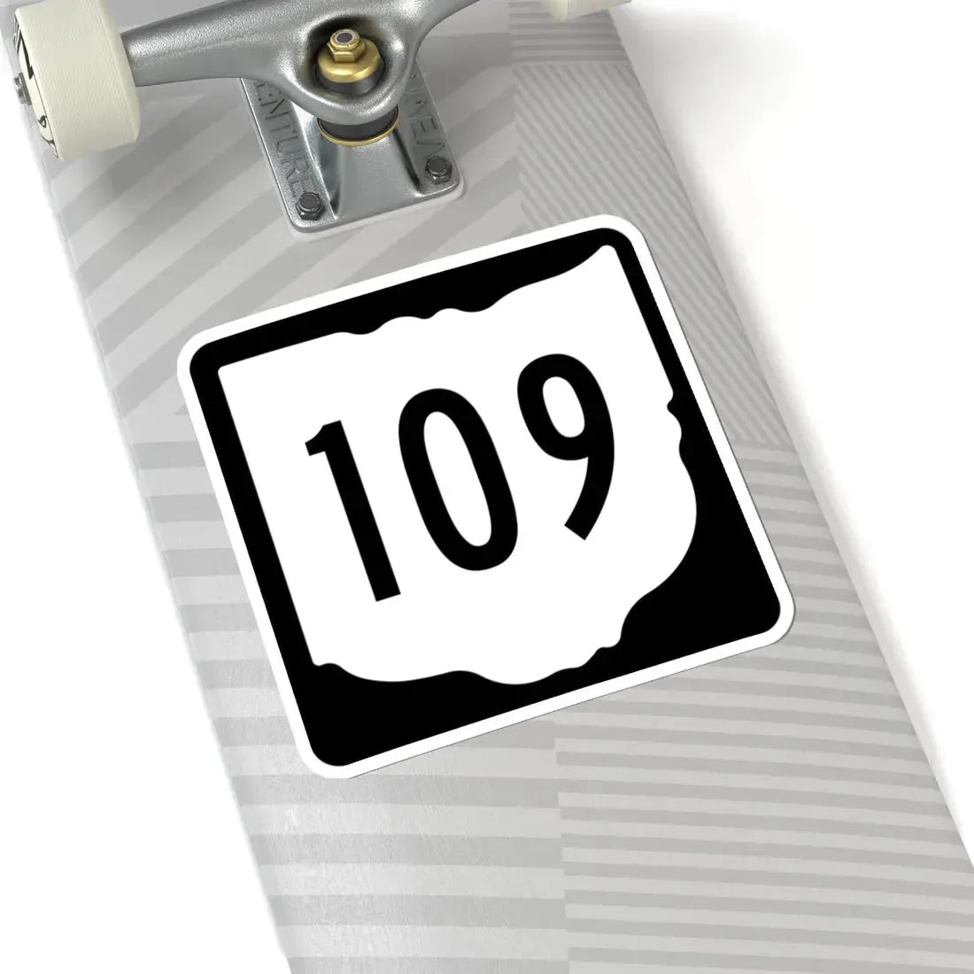 OH-109 1967 (Ohio) (Road Sign) STICKER Vinyl Kiss-Cut Decal - The Sticker Space