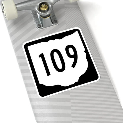 OH-109 1967 (Ohio) (Road Sign) STICKER Vinyl Kiss-Cut Decal - The Sticker Space