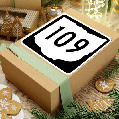 OH-109 1967 (Ohio) (Road Sign) STICKER Vinyl Kiss-Cut Decal - The Sticker Space