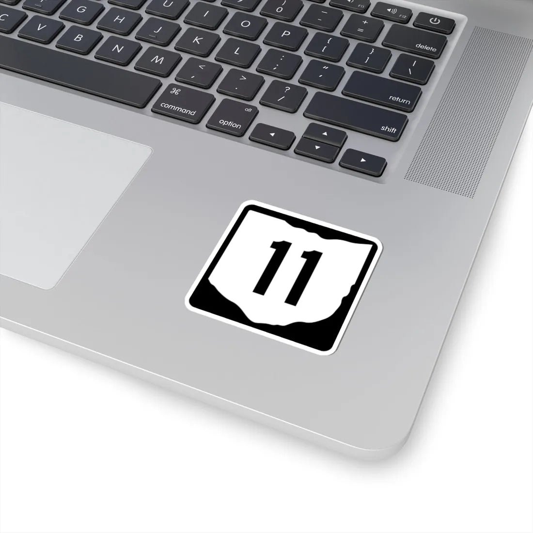 OH-11 (Ohio) (Road Sign) STICKER Vinyl Kiss-Cut Decal - The Sticker Space