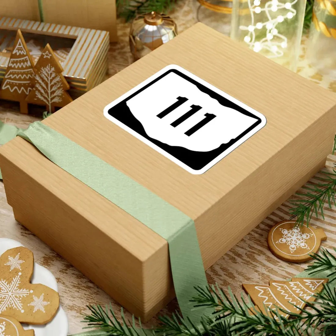 OH-111 (Ohio) (Road Sign) STICKER Vinyl Kiss-Cut Decal - The Sticker Space