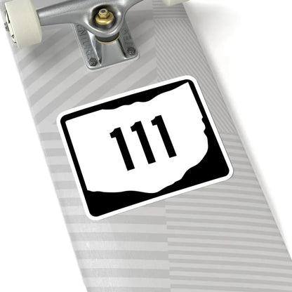 OH-111 (Ohio) (Road Sign) STICKER Vinyl Kiss-Cut Decal - The Sticker Space