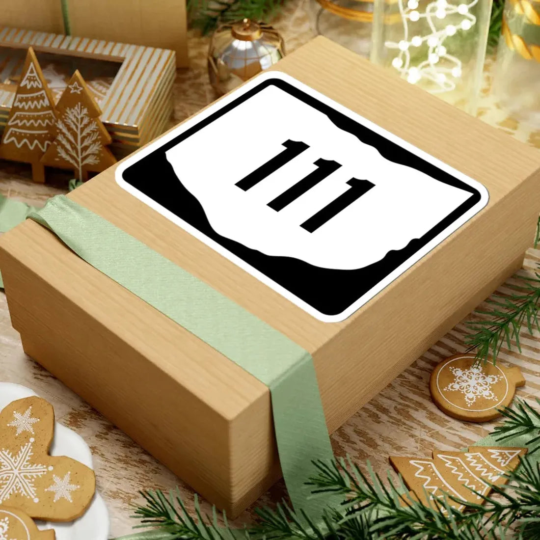 OH-111 (Ohio) (Road Sign) STICKER Vinyl Kiss-Cut Decal - The Sticker Space