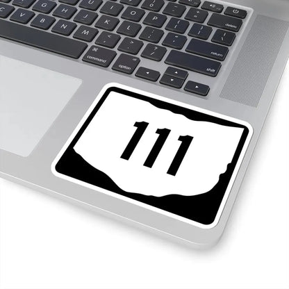 OH-111 (Ohio) (Road Sign) STICKER Vinyl Kiss-Cut Decal - The Sticker Space