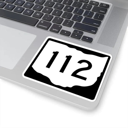 OH-112 (Ohio) (Road Sign) STICKER Vinyl Kiss-Cut Decal - The Sticker Space