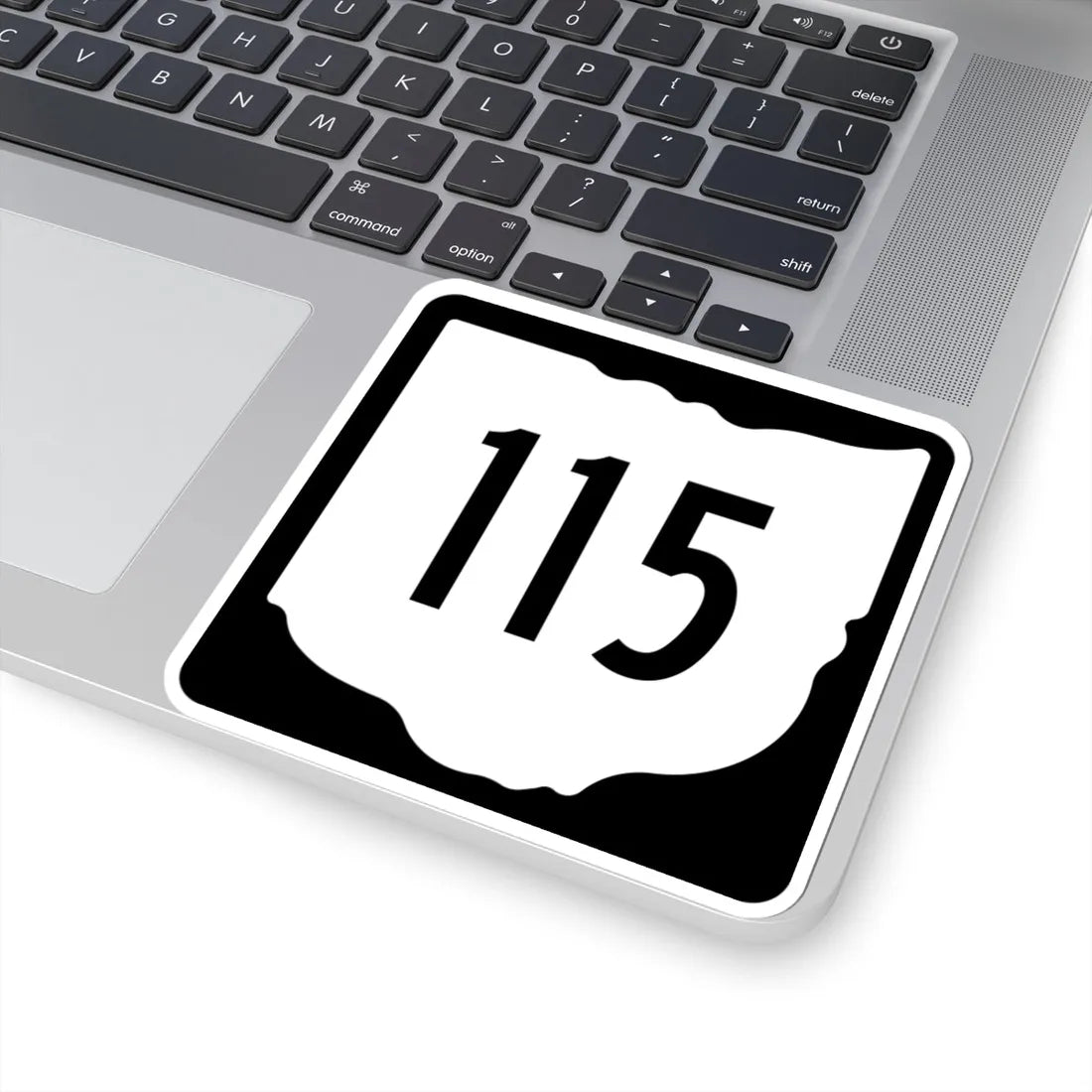 OH-115 1967 (Ohio) (Road Sign) STICKER Vinyl Kiss-Cut Decal - The Sticker Space