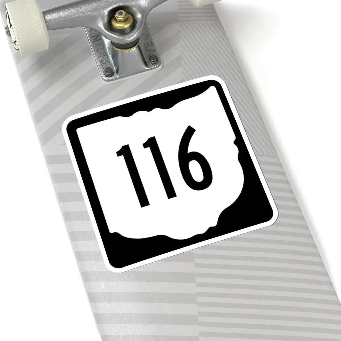 OH-116 1967 (Ohio) (Road Sign) STICKER Vinyl Kiss-Cut Decal - The Sticker Space
