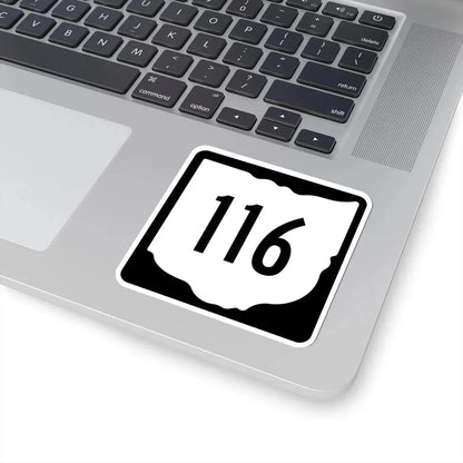 OH-116 1967 (Ohio) (Road Sign) STICKER Vinyl Kiss-Cut Decal - The Sticker Space