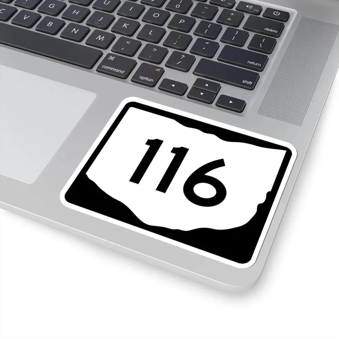 OH-116 (Ohio) (Road Sign) STICKER Vinyl Kiss-Cut Decal - The Sticker Space