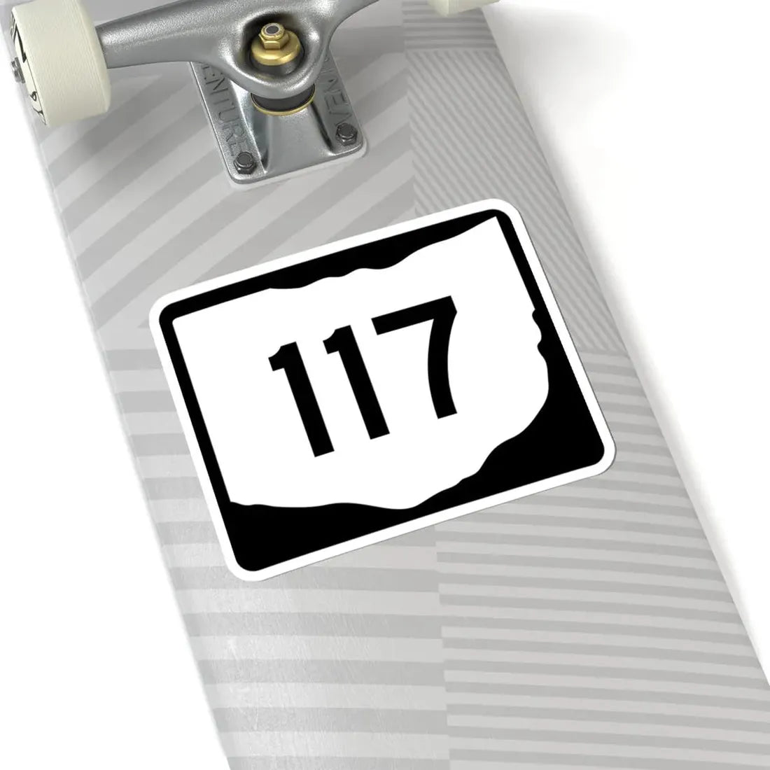 OH-117 (Ohio) (Road Sign) STICKER Vinyl Kiss-Cut Decal - The Sticker Space