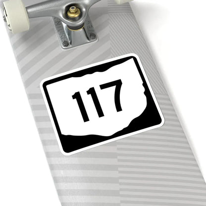 OH-117 (Ohio) (Road Sign) STICKER Vinyl Kiss-Cut Decal - The Sticker Space