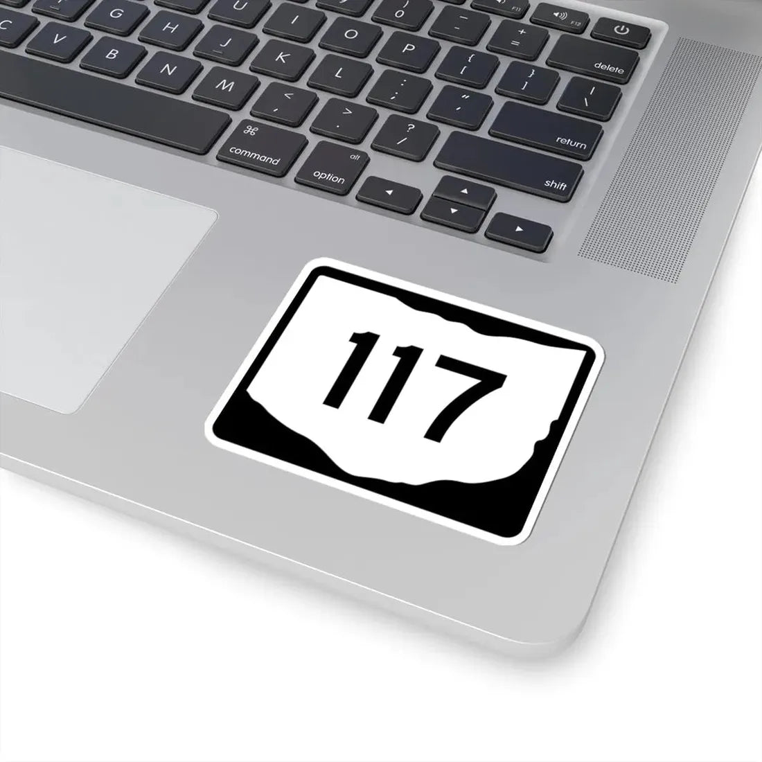 OH-117 (Ohio) (Road Sign) STICKER Vinyl Kiss-Cut Decal - The Sticker Space